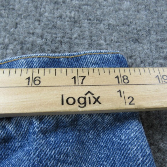 Vintage Levis 560 Jeans Mens 38x32 Loose Fit Black Batwing Made USA 90s Waist 36 - Picture 7 of 11